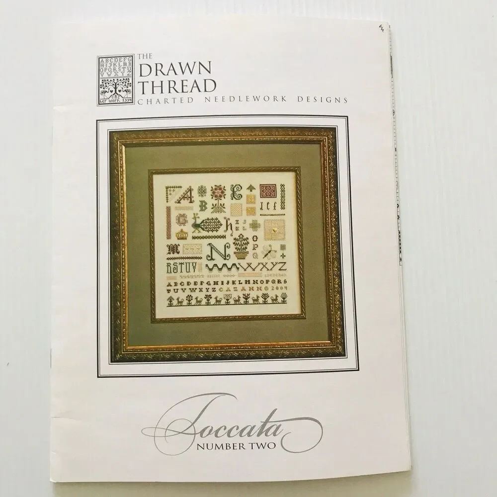 The Drawn Thread Charted Needlework Cross Stich Pattern Booklet Toccata #2